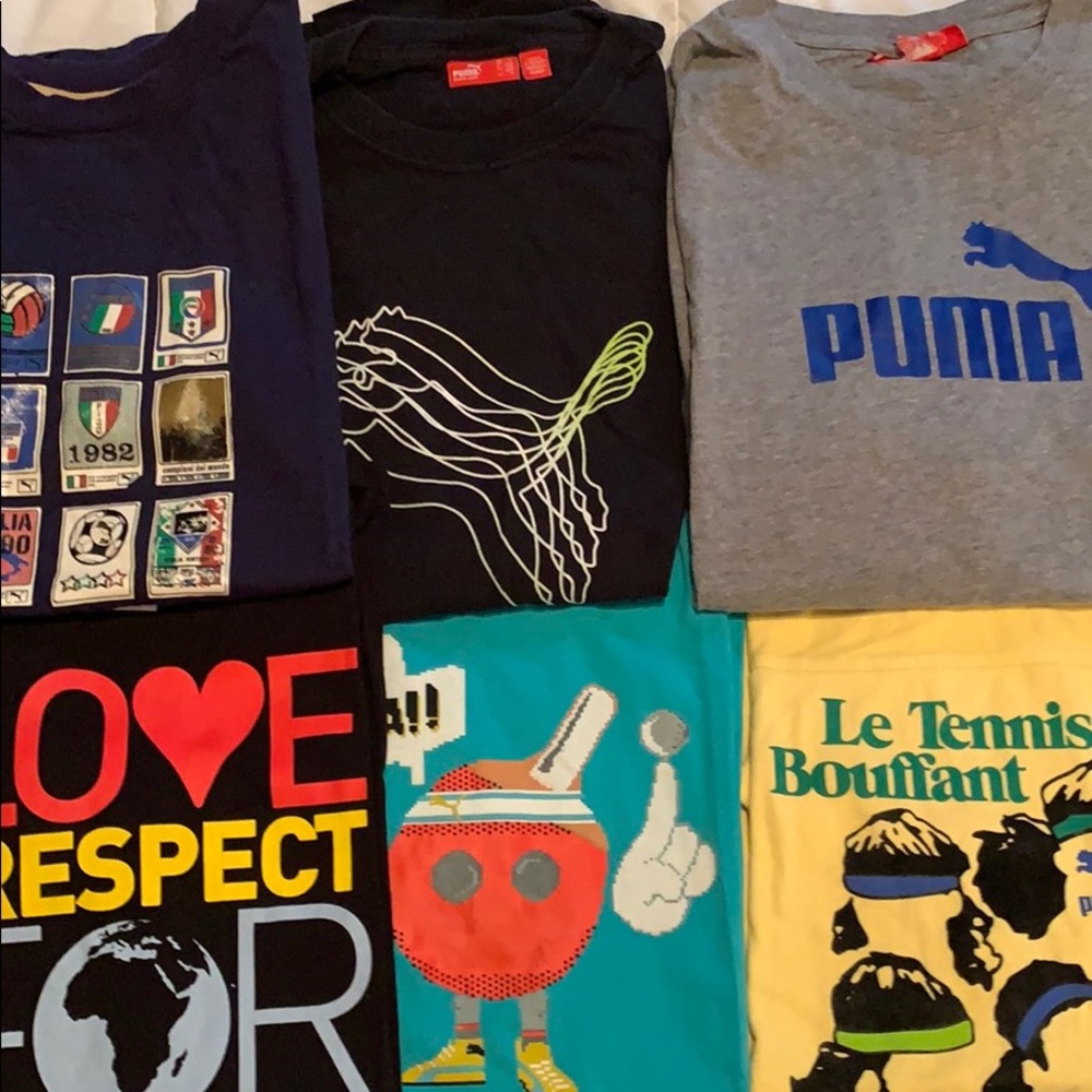 Men’s Puma T Shirt Lot Size Medium